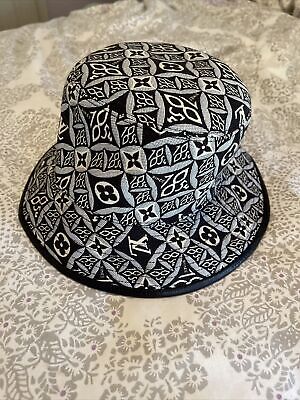 LOUIS VUITTON Since 1854 Jacquard Bob Bucket Hat COTTON Women Sz Small NWT  Navy