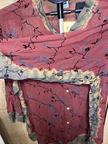 CITRON SANTA MONICA Elegant Blouse/Tunic /Rayon Beautiful Design 2X - Picture 7 of 8