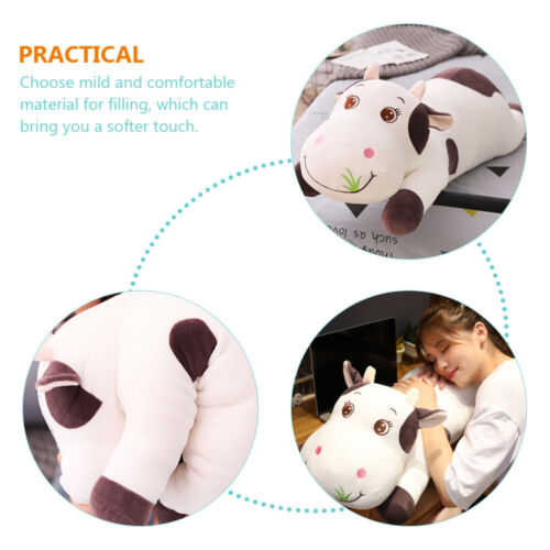 Plush Pillow Cow Plush Doll Plush Stuffed Animals Plush Pillow Throw Pillow UK - Picture 6 of 12