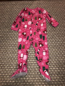 18 month girl christmas pajamas