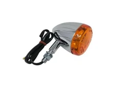 Highway Hawk Indicator "Tech Glide Large Grooved" Chrome with E-Mark M10 Thread