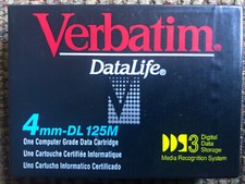 Verbatim 4mm 125M DDS-3 Tape (91688) - New/Factory Sealed
