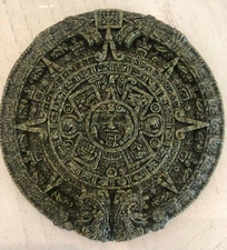 MAYAN CALENDAR - Wall Art - Decor - Mexican Collectible  by Zarebski -