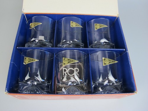 Vasos de cristal RCR x 6: antiguos/whisky. Juego vintage años 70. 270 ml - Imagen 3 de 12