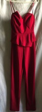 BOOHOO RED JUMPSUIT size M