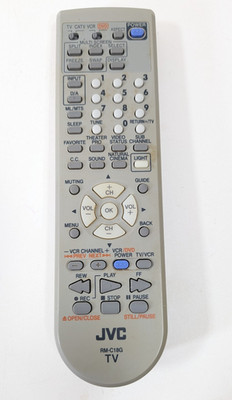 JVC RM-C18G OEM Original TV Television Replacement Remote Control Gray