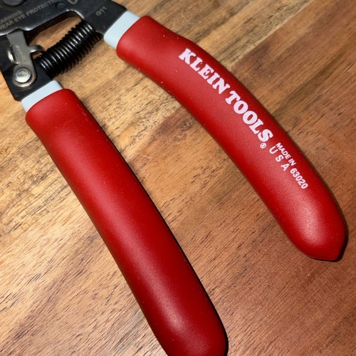 Klein Tools Pinza per Taglierina Multicavi 6-3/4" Klein-Kurve 63020 Made in USA Rosso - Foto 3 di 5