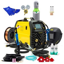SET Magnum™ 200A 4 Rollen SYNERGIE MIG/MAG WIG 3in1 Schweißgerät Schweißmaschine