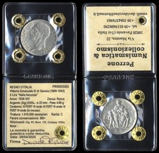 #5503] REGNO ITALIA VITTORIO EMANUELE III - 5 LIRE ITALIA FECONDA 1936 - PERIZIA