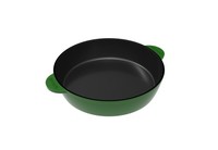 Grillpfanne Gusseisen Pfanne Servierpfanne 28 Cm Emailliert