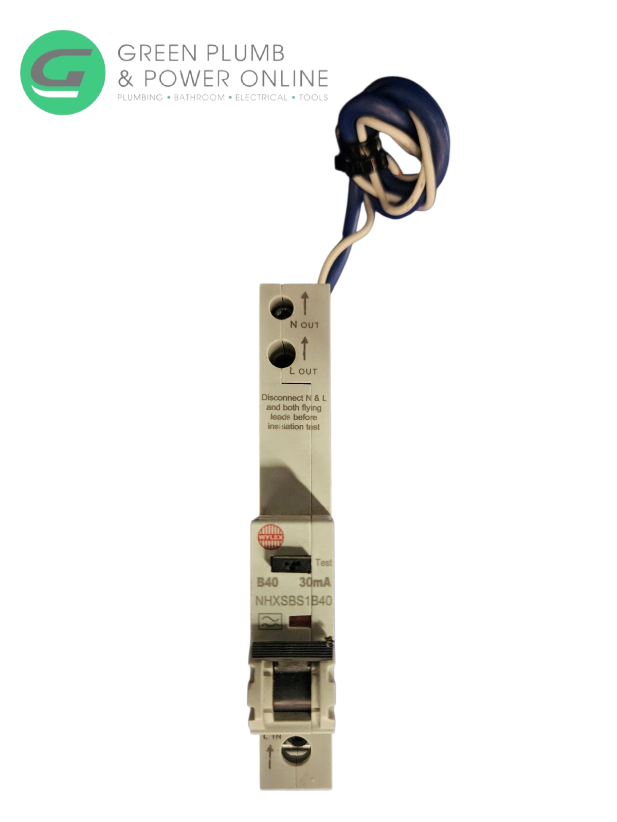 Wylex RCBO 40 Amp 30mA Type B 40A  B40 NHXSBS1B40