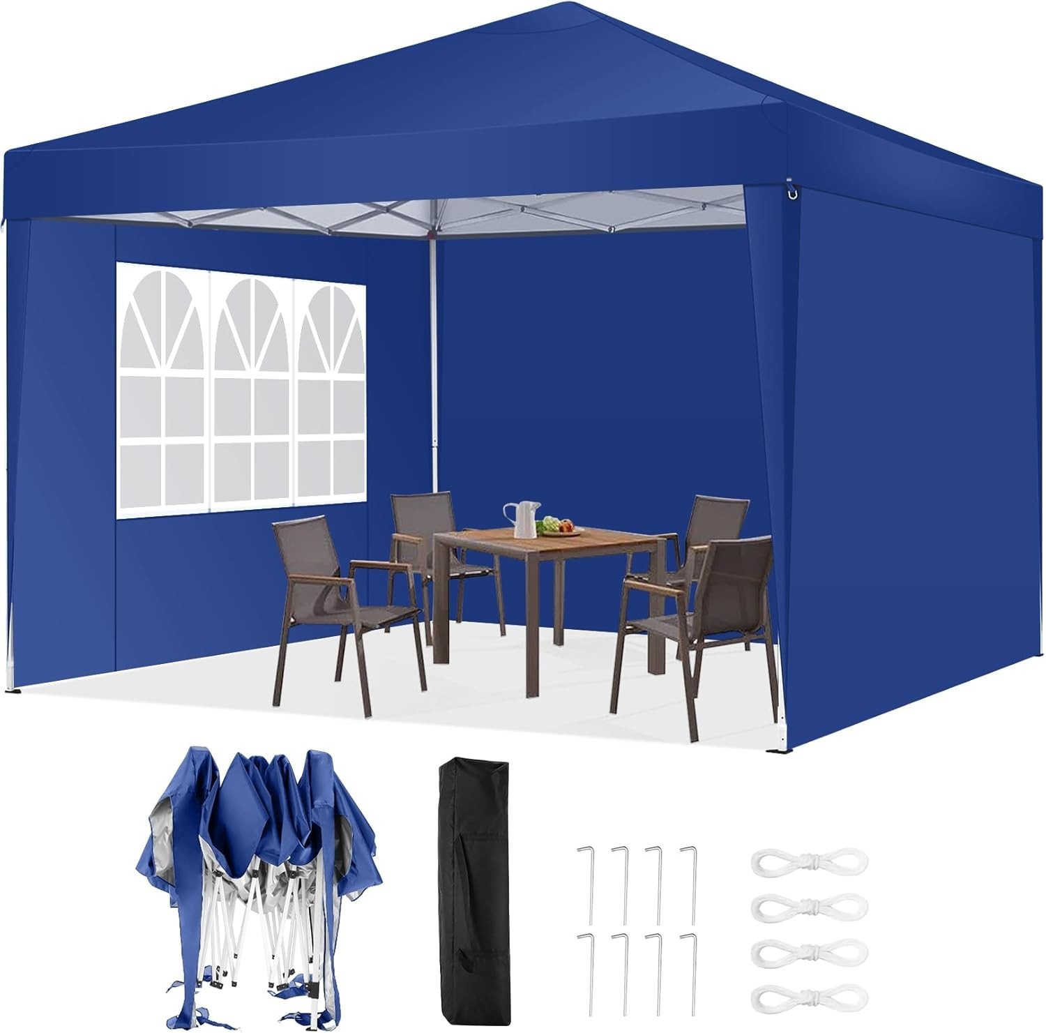 Tent Waterproof Outdoor Party Event Gazebo With 3 Sidewalls