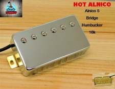 G.M. Hot Alnico 5 Chrome Humbucker Bridge 52mm  4-wire 