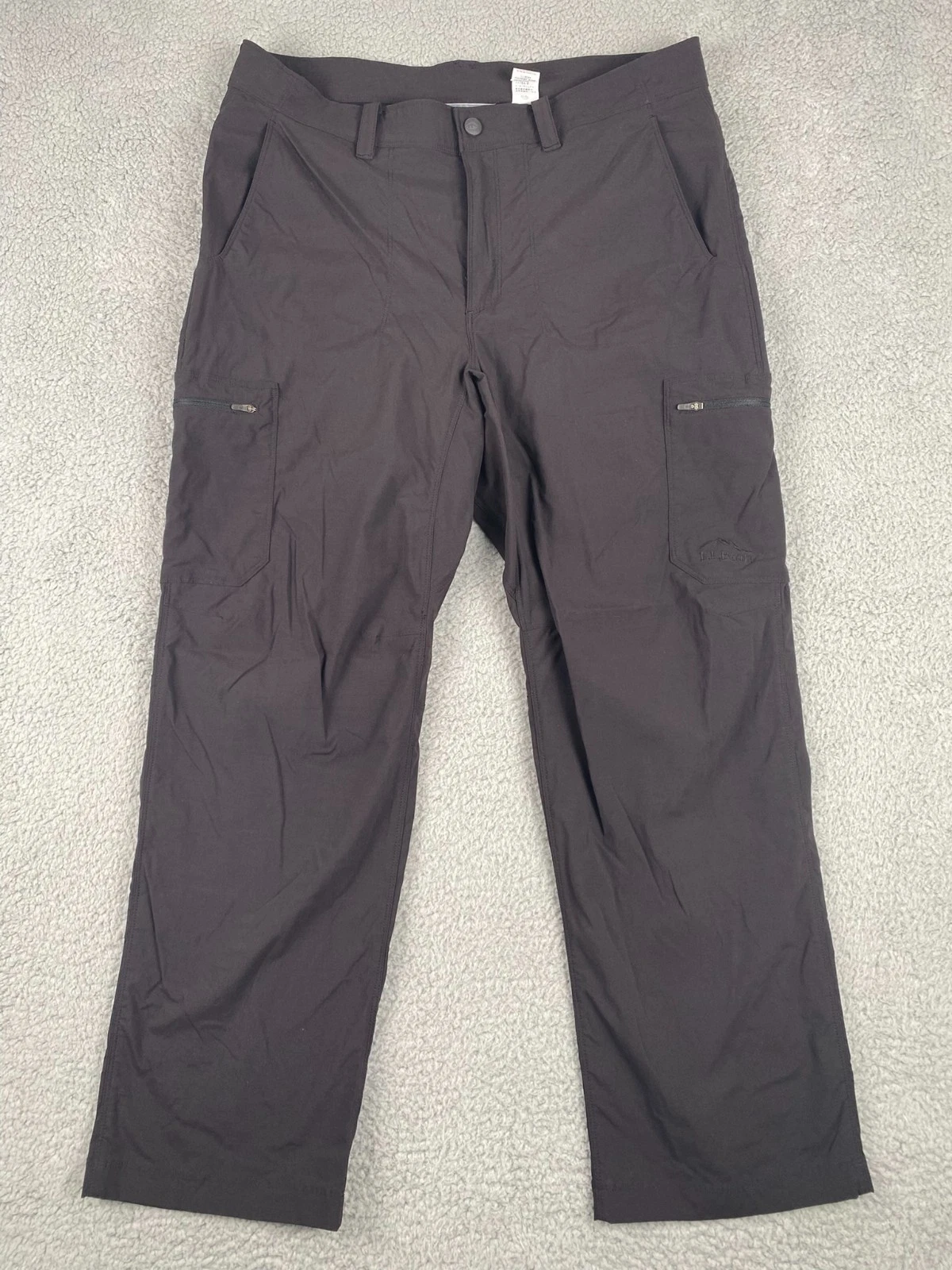 LL Bean Cresta Water Resistant Pants Mens 34x29 Nylon Stretch Outdoor Hiking