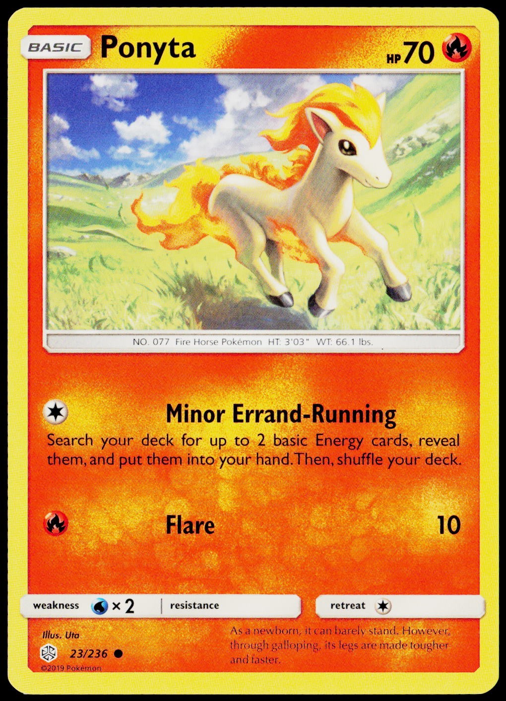 Ponyta 23/236 SM - Cosmic Eclipse LP