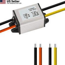 12V to 5V DC Converter Car Power Voltage, Waterproof 12v 5v, black