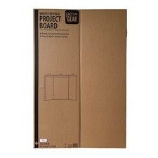 White Tri-Fold Corrugated Project Board Display 36x48 Inches Presentation