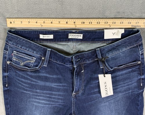 Vigoss Women's Heritage Fit Bootcut Blue Jeans Size 16 NWT - Picture 8 of 10