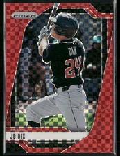 2025 Panini Prizm - JD Dix #177 Red Power Prizm /99 (RC)