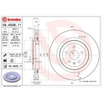 Brembo 2X Bremsscheibe Hinten Ø365 Mm InnenbelüFtet FüR Chevrolet Camaro
