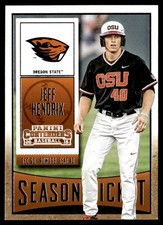 2015 Panini Contenders Jeff Hendrix Oregon State Beavers #53