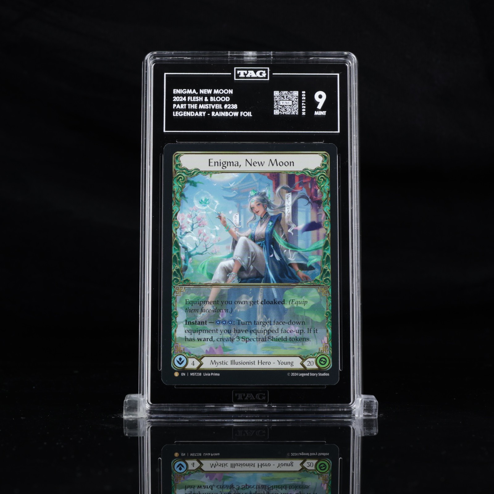 TAG Grade 9 - Enigma, New Moon #238 [LEG] Rainbow Coil - FAB Part the Mistveil