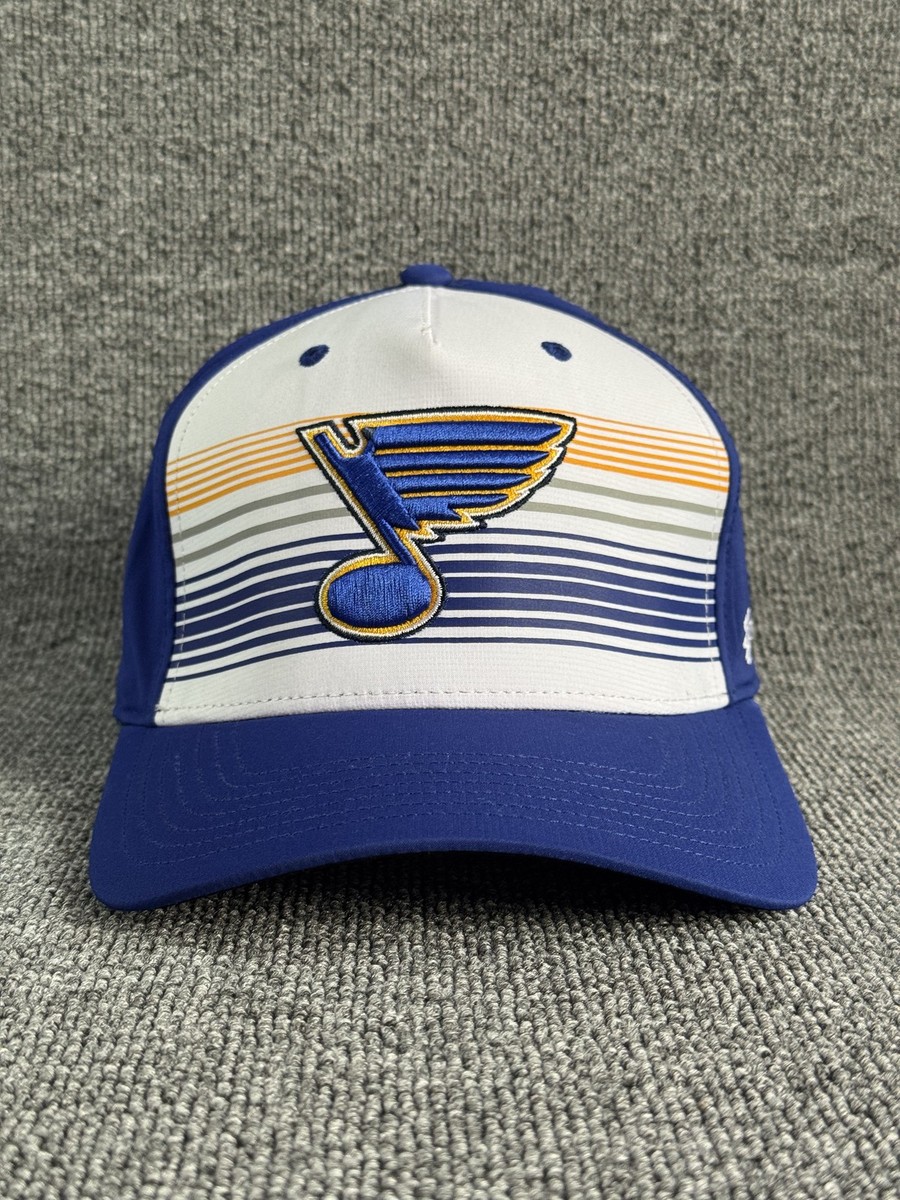 '47 Brand St. Louis Blues NHL Snapback Cap Blue White Striped One Size
