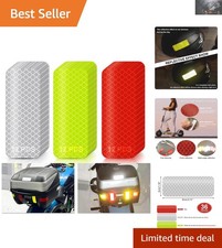 36 PCS High Visibility Waterproof Reflective Stickers for Safety on Vehicles