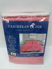 CARIBBEAN JOE Twin Outlined Shell 2-Piece Quilt Set, Coastal Beach Design Bed...