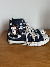 Converse Chuck Taylor All Star Sailor Jerry Poison Girl Navy Sneakers UK 5