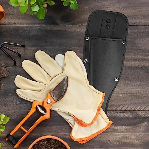 Black Pruning Shear Bag, Gardening Pruner Shears, Sheath Pruner, Sheath - Picture 4 of 6