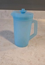 Tupperware Blue Mini Pitcher 1399 With Lid Seal Toy Play Kids