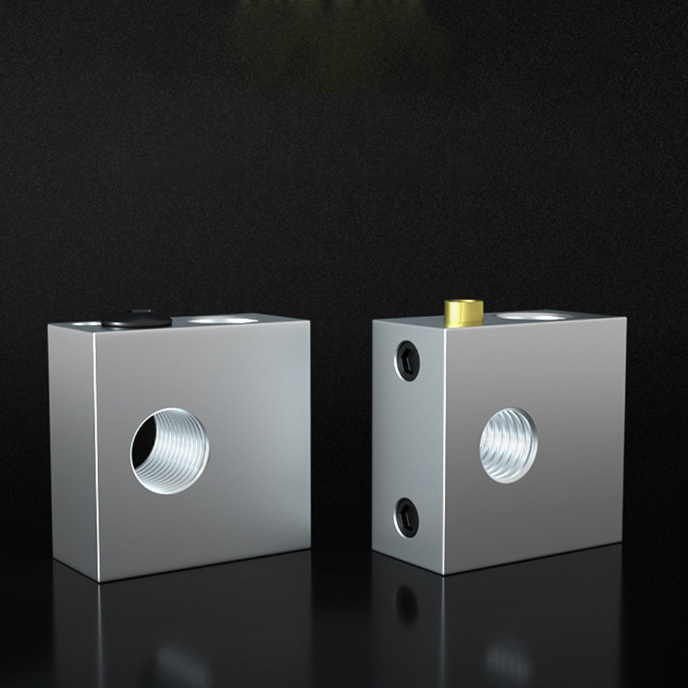 4pcs 3d Printer Heating Block 3d Printer Heater Block (Silver) 3d Printer Parts