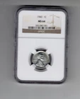 1943 Lincoln STEEL PENNY  1c NGC MS 64 TOUGHER DATE HIGH END VARIETY PENNY