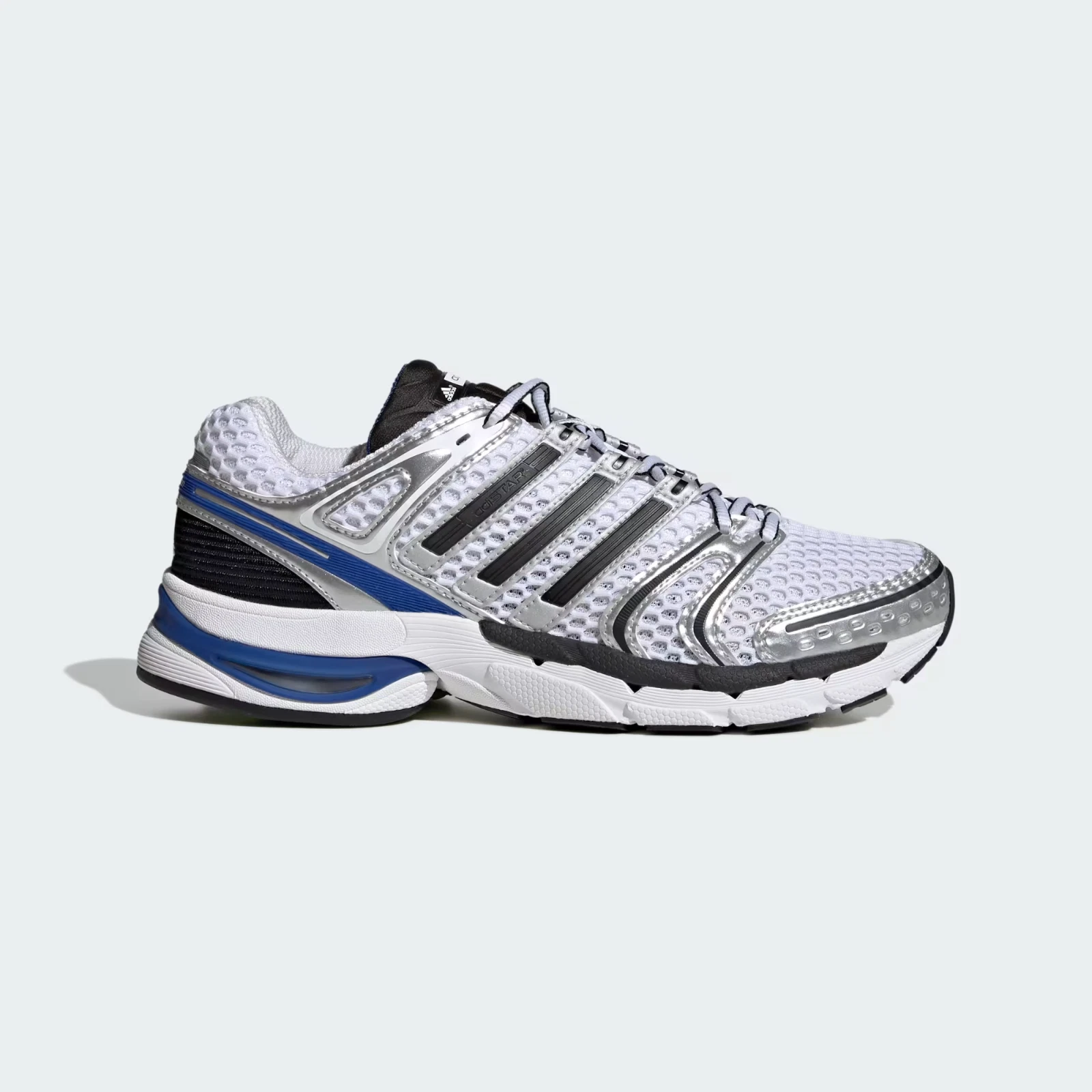 Adidas Originals Adistar Control 5 Shoes in Cloud White/Core Black