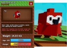 Mega Scarlet Macaw Age 100  ‼️🌱🪴Grow A Garden🌿⚡CHEAPEST ‼️⚡FAST DELIVERY‼️