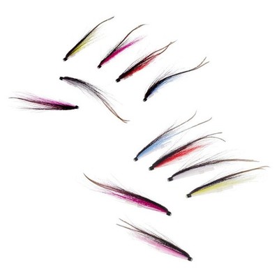 12 Stücke Rohr Fliegenfischen Mini Sunray Shadow  Hitch Lachsfliegen