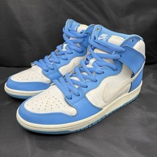Nike Dunk High Rivalry Premium SB 313171-411 UNC Blue White Size 10.5 Mid Low