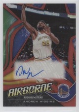 2019 Panini Chronicles Airborne Signatures Red Andrew Wiggins #AB-AWI Auto 0m4q