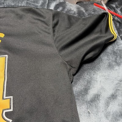 27x32” Rare Majestic Vintage Barry Bonds Pirates Black Jersey sz