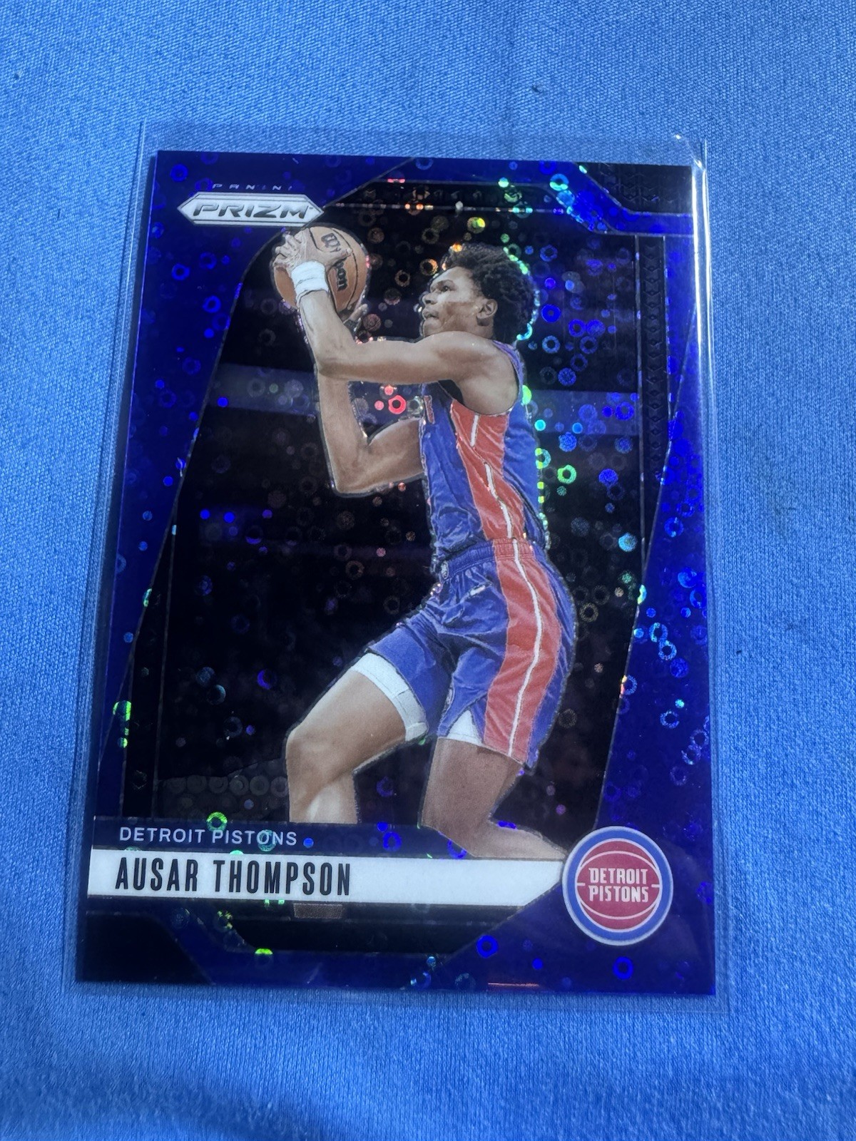 2024/5 Panini Premium Serialized #147 Ausar Thompson Blue Disco Prizm /150
