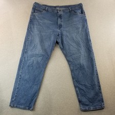 Wrangler Jeans Men's Sz 42x30 VTG 99 Cotton Dark Wash Nromcore Workcore Durable