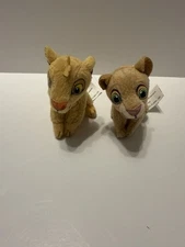 Disney The Lion King Mini Plush Simba & Nala Huggers 3 Inch