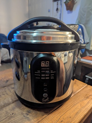 #ad Emeril Lagasse by T fal 6qt Electric Pressure Cooker Model EPC 01 New OOB $62.96