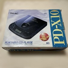 TEAC PD-X10 Portable CD Player BBS Bass Boost System w/Box Fully Works