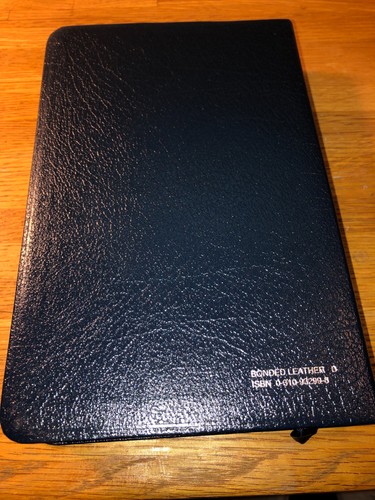 KJV NEW Giant Print Classic Reference Bible Navy Bonded Leather Zondervan - Imagen 3 de 6