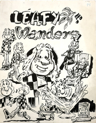 ''Leafy Wanders'' Kirk Kennedy Original Comic Art