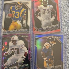 Panini Prizm Black 2025 NFL Football Card Lot Anderson Ogden Stephenson Joiner