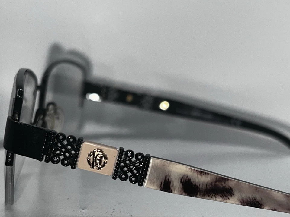 Nuevas gafas Roberto Cavalli Takaroe 698 Col001 negras y tortugas auténticas nuevas en caja Foto 2 de 4