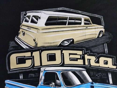 C10 Era Clothing Chevrolet 60-66 Truck schwarz T-Shirt Gr. XXL USA gebraucht - Bild 13 von 13
